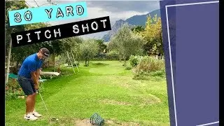 30-yard Pitch Shot | Backyard Golf
