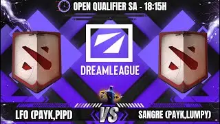 [PT-BR] LOOKING FOR ORG  X SANGRE - FINAL OPEN QUALIFIER SA 1 - DREAM LEAGUE 28 - @LEON