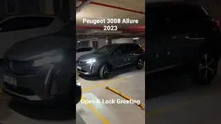 Peugeot 3008 Allure 2023 - Lock & Open Greeting