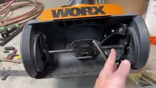 Worx snowblower paddle repair