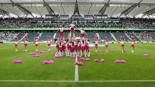 Rekordowa liczba Aniołków z Cheer Angels podczas meczu Legia Warszawa - Pogoń Szczecin