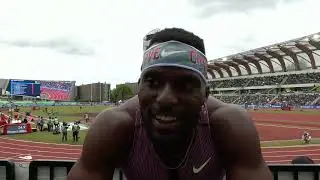 Kenneth Bednarek Men's 200m 1st Place   Eugene Diamond League   Nike Prefontaine Classic 2024