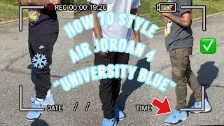 HOW TO STYLE: Air Jordan 4 &ldquo;UNIVERSITY BLUE&rdquo; ❄️