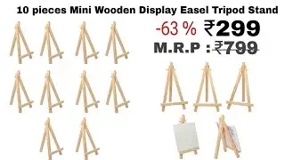 amozan || wooden mini easel stand || easel stand unboxing and review