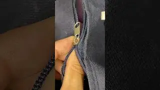 How to fix a zipper in 1 minute! #shorts