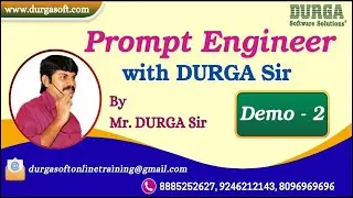 Prompt Engineer with DURGA Sir tutorials || Demo - 2 || by Mr. DURGA Sir On 04-02-2026 @7PM (IST)