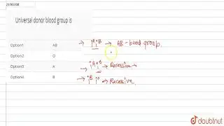 Universal donor blood group is