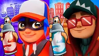 Subway Surfers Subway City Festive Jake vs Super Runner Jake Gameplay HD