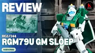 Review HG1/144 GM Sloep (P-Bandai) สายGMต้องไม่พลาดกับน้องเต่าเขียว