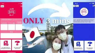 Visit Japan Web and MySOS in ONLY 3 minutes ｜Quarantine page from RED to BLUE