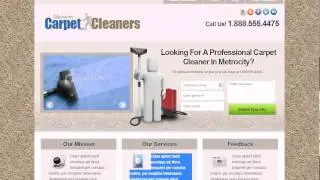 Carpet Cleaner Web Design Theme