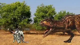 Dinosaur Chasing ~ Dinosaurs Attack The Goat | @Sagora7