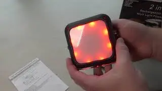 GEARTIST 2 in 1 rechargable flood work light power bank Review