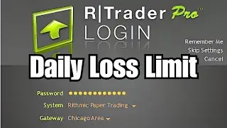 How to set a Daily Loss Limit on Rithmic Trader Pro