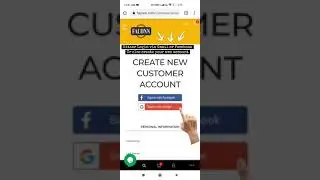 HOW TO LOGIN/CREATE ACCOUNT ON OUR WEBSITE --- Faconn