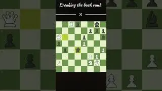Breaking the back rank with incredible moves - Chess beginners