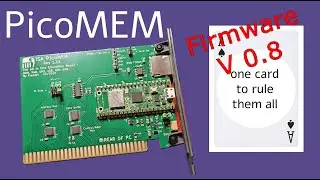 PicoMEM V0.8 - 1 TB SD-cards and USB-disks in DOS 3.1+++