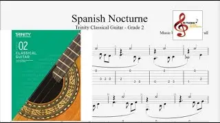 Spanish Nocturne - Trinity Classical Guitar - Grade 2