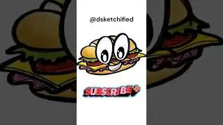 Cartoon Sandwich | Sketch #shorts #sandwich #cartoon #drawing #sketch #viral #trending #subscribe
