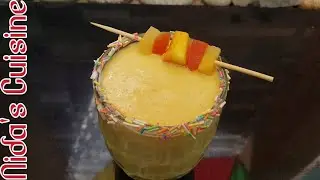 Mango Sunrise - Nida's Cuisine - Refreshing Mango Drink Recipe - Mango Recipes