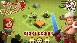 PLAYING COC FROM BEGINNING | CLASH OF CLANS GAMEPLAY #1 #gpgamer