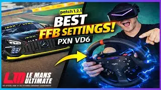 Falsches FFB zerstört Le Mans Ultimate ❌ | Richtig eingestellt = MEGA! 🔥 PXN VD6 LIVE