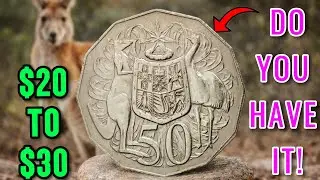 Top Rare Australia 50 Cent Coins 1970, 1974 & 1976 &ndash; Rare Varieties Worth Big Money