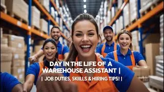 A DAY IN THE LIFE of a Warehouse Assistant 🚚 | Top Job Duties, Essential Skills & How to Get Hired!