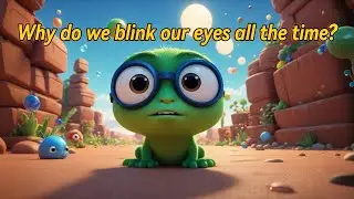 👁️Why do we blink our eyes all the time?✨😉| Science for Kids | 3D Animated Cartoons for Kids