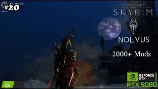 Zagrajmy w Skyrim Anniversary Edition Nolvus #20-Niespokojni Zmarli /Ponad 2300 modow!  [🔴 Na Żywo ]
