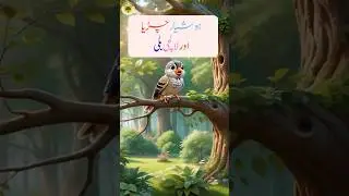 ہوشیار چڑیا اور لالچی بلی | Moral tory for Kids in Urdu