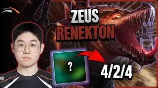 HLE Zeus TOP Renekton vs Fiora | 15.11