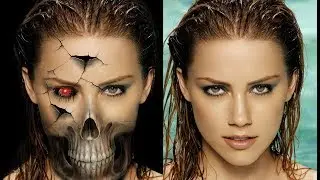 Photoshop Tutorial / How to Transform any Photo into SKULL EFFECT