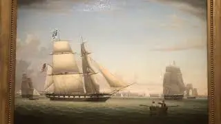 The Britannia Entering Boston Harbor, 1848 by Fitz Henry Lane