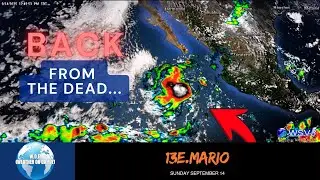 🌀 Tropical Storm Mario's Second Life! 9/14/25