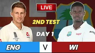 Cricket Live : ENGLAND VS WEST INDIES  LIVE CRICKET MATCH TODAY | 2ND TEST | HOTSTAR LIVE Streaming