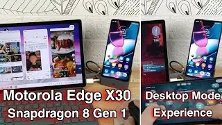 Motorola Edge X30 Snapdragon 8 Desktop Mode w/ TNT Go | Multi Screen Collaboration | Gen 1 Ready For