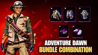 ADVENTURE DAWN BUNDLE BEST DRESS UP COMBINATION || FREE FIRE DRESS UP COMBINATION 🔥😍 || MUST WATCH 😍