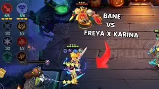 COMBO FREYA ASTRO X KARINA CUKUP MENEGANGKAN CUY LAWAN MAS BANE - MAGIC CHESS GO GO