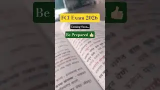 FCI Exam Notification... Coming Soon #motivation #fci #agriculture #agricultura #trending