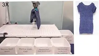 Clothing perception and laundry sorting with robot touch sensing