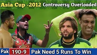 Opening Clash🔥 Asia Cup 2012 Match 01 | Pakistan vs Bangladesh Highlights