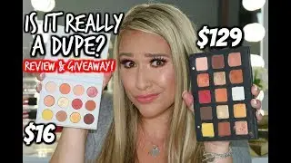 COLOURPOP YES PLEASE DUPE FOR NATASHA DENONA SUNSET PALETTE? | COMPARISON & GIVEAWAY