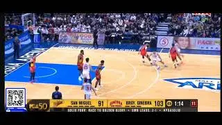 Brgy ginebra vs san Miguel game 4 semifinals ganda ng laban idol
