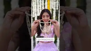 New Trend Haldi ceremony hair accessories 2025 mehndi hair accessories #wedding #bridelmakup #haldi
