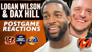 Dax Hill & Logan Wilson React to Bengals Monday Night Win Over Rams