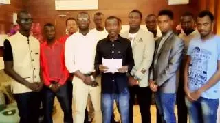 #NewGambia...Concern students in India regarding the political situation in The Gambia...#jammehmust