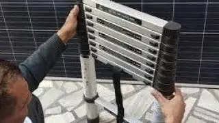 9.5 ft Aluminium Telescopic Ladder, 10-Steps Foldable Multipurpose Step Ladder: Unboxing and Review