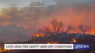 CCFD urge fire safety amid dry conditions