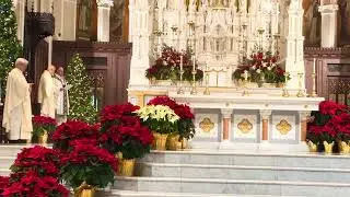 Midnight Mass Opening In Boston- The Cathedral Of The Holy Cross